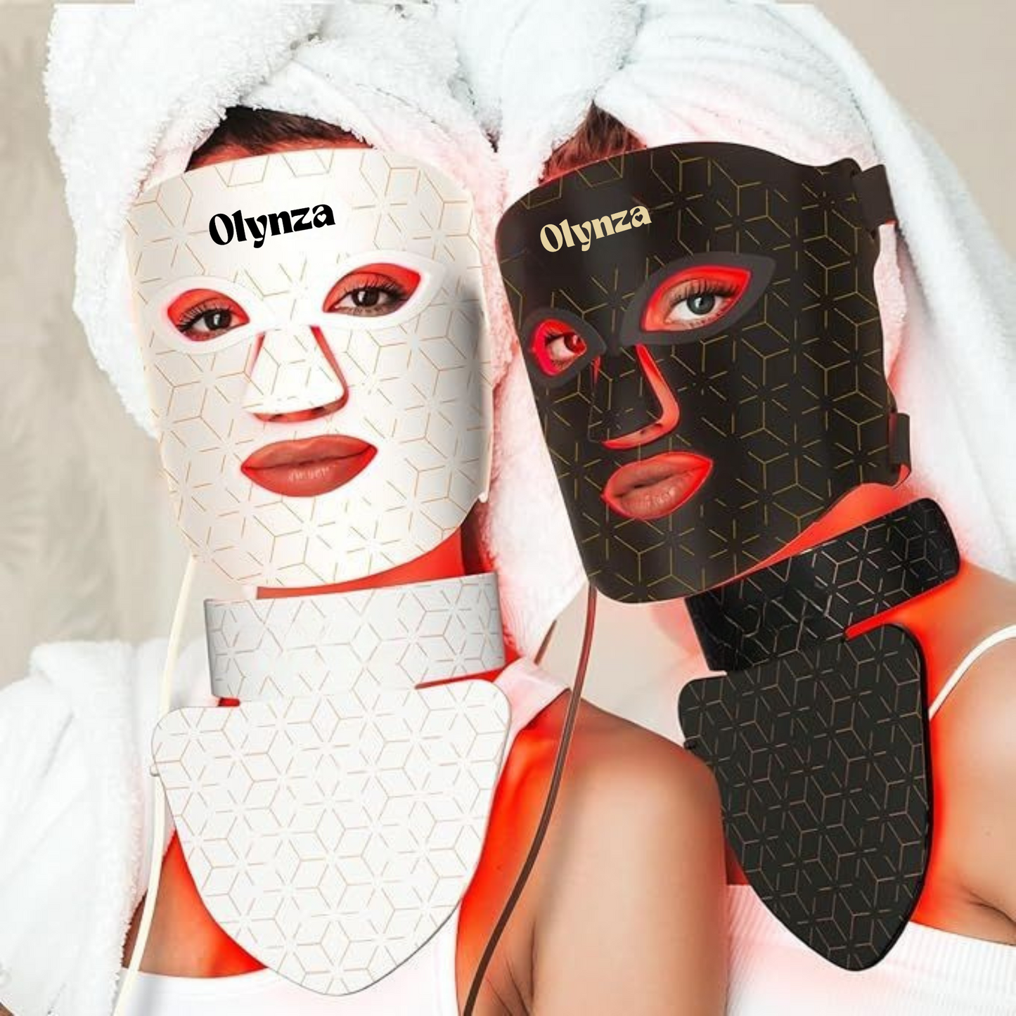 Máscara facial LED con terapia de luz roja para La cara y la piel
